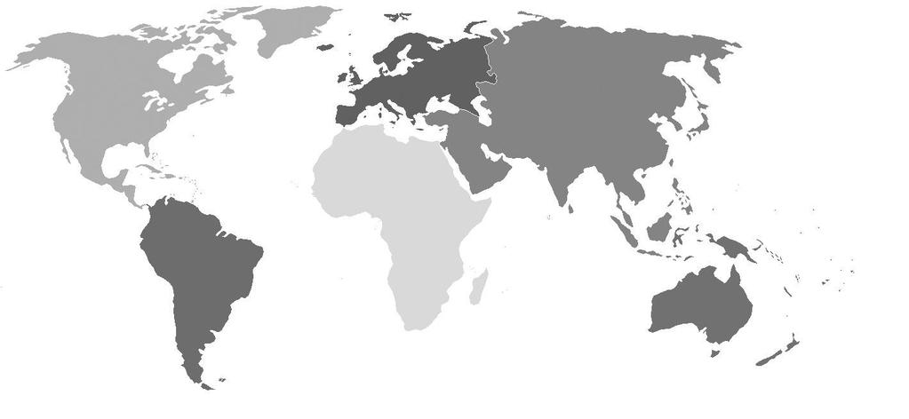 Akademické mobility Amerika Mexiko, Spojené štáty americké Európa Belgicko, Bielorusko, Bulharsko, Česko, Dánsko, Estónsko, Fínsko, Francúzsko, Grécko, Litva, Lotyšsko, Chorvátsko, Island,