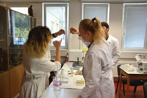 Praktické cvičení na Ústavu biologie a chorob volně žijících zvířat ru zaměřenou na podporu výzkumné činnosti studentů, Interní vzdělávací agenturu zaměřenou na činnost studentů při vytváření