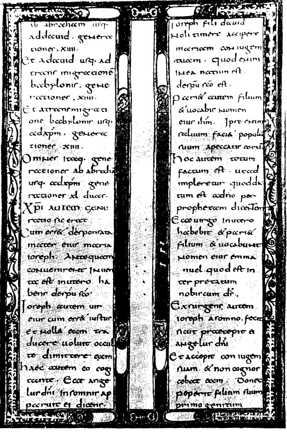 8. století vytvoření nového jednoduchého písma =>
