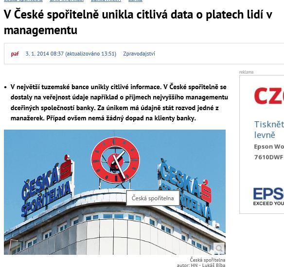 Incidenty s osobními