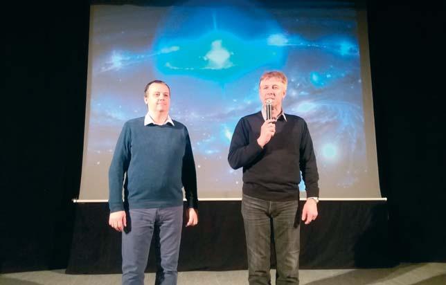 Hvězdná přednáška Deset největších tajemství vesmíru bylo téma přednášky ředitele Hvězdárny a planetária Brno Mgr. Jiřího Duška, Ph.D., která se konala v úterý 23. ledna 2018 v Dělnickém domě.
