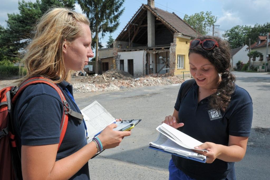Člověk v tísni: Povodně již pošesté Obrázek 5: Dobrovolníci Člověka v tísni při povodních Zdroj: Člověk v tísni Závěr Hlavní předností Člověka v tísni je zkušenost, která vychází z opakovaného