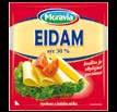 E 25 31 Eidamský sýr 30 % - plátky Obsah tuku v sušině: 30 % 50 g PAO/PPC fólie Ks ve skup.