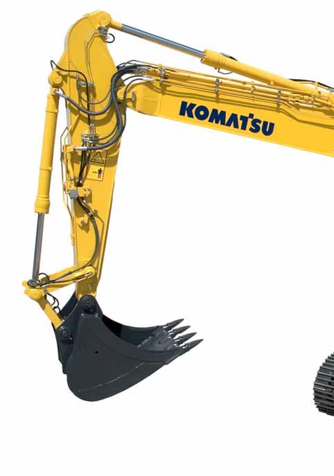 Stručný přehled Pásová rýpadla Komatsu řady 8 nastavují nové standardy pro stavební stroje.