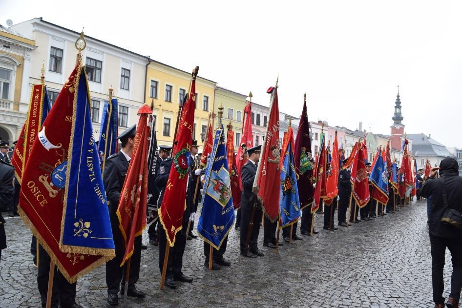 historicky první setkání hasičských praporů nejen Pardubického kraje a to 23.
