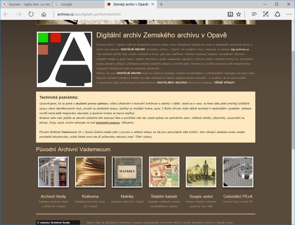 1. Vybereme volbu MATRIKY 2.