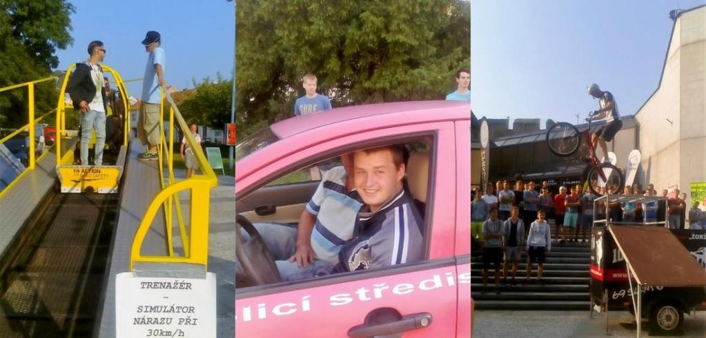 2016 se žáci čtvrtého ročníku oboru Silniční doprava a prvního ročníku oboru Automechanik zúčastnili akce integrovaného záchranného systému, která