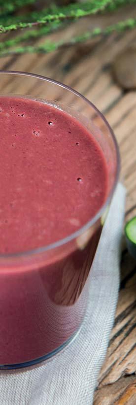 NOVOROČNÁ OČISTA Recepty na Nutriblasty DETOX Z POLOSTROVA 250 g baby kelu 30 g cvikly 4 plátky uhorky 1/2 banánu 0,62 cm čerstvého zázvoru 1 lyžica konopných semienok Voliteľné: 1 lyžička doplnoku