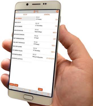 CHARAKTERISTIKY ADNÝCH KROCÍCH 3 Typ aplikace 4 Zatížení při rozběhu PROGRAMOVÁNÍ Softstartéry řady ADXL jsou vybaveny technologií NFC, aby se usnadnilo nastavení parametrů.