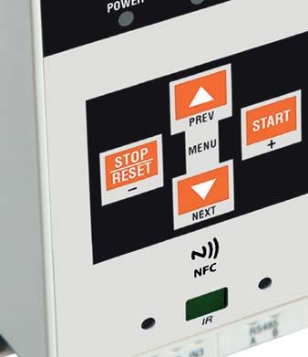 Aplikace pro smartphone a tablet Aplikace umožňuje uživatelům konfigurovat softstartér, prohlížet si alarmy, zasílat povely, číst naměřené hodnoty, stahovat si události a přenášet nashromážděná data