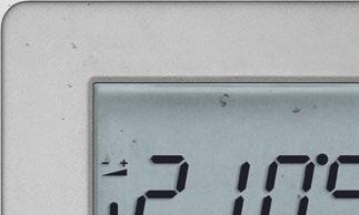 Vytápěné nebo klimatizované místnosti mohou být optimálně regulovány pro dosažení příjemné atmosféry.