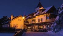 POLOHA: Tarvisio/ Camporosso lokalita Monte Lussari v nadmořské výšce 1 766 m, přístup jen kabinovou lanovkou z obce Camporosso, skiareál Monte Lussari 50 m (od ubytovací kapacity je možné sjet na