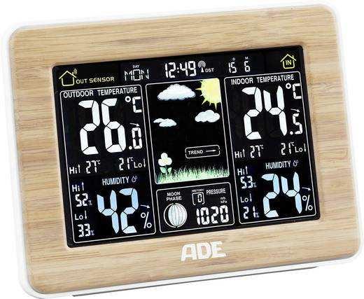 uvnitř a venku ve C/ F Ukazatel vlhkosti vzduchu venku a uvnitř v procentech Alarm při příliš vysoké a/nebo příliš nízké teplotě venku, horní a dolní hranici si můžete stanovit sami Ukazatel trendu