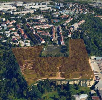 99. Požadujeme zachovat městskou zeleň ve stávajícím rozsahu (zachování parkového pásu v Chrastavské ulici a krajinné zeleně na hraně skal). Tuto připomínku považuje městská část Praha 9 za zásadní.