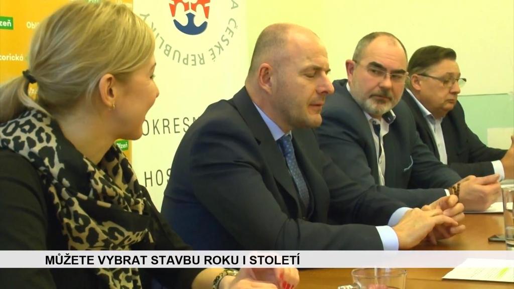 Zdroj: Plzeň TV Datum: 21.05.2018 Relace: Zprávy https://www.youtube.com/watch?v=gfeybo690rw&t=32s Můžete vybrat stavbu roku i století Až do neděle 27.