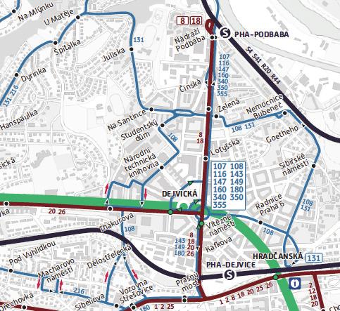 Nová dopravní mapa Prahy zdarma Organizace ROPID vydá začátkem prosince k příležitosti 25.