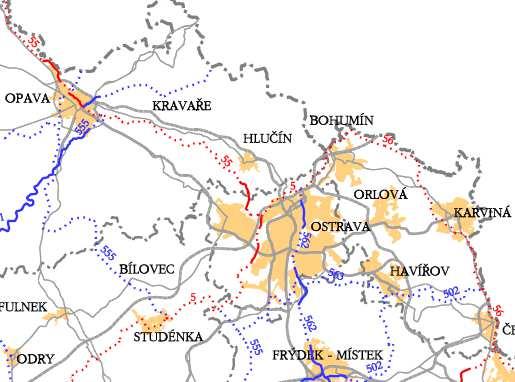 Z pohledu regionálních (krajských) vazeb: - kraj disponuje návrhem rozvoje dopravního systému zahrnující rovněž cyklistickou dopravu - v rámci návrhu cyklistické dopravy je město navrženo jako