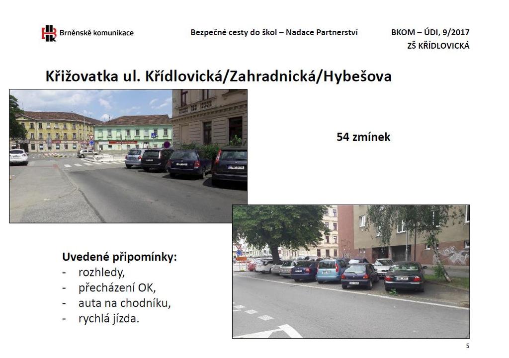 možných opatření s projektantem Zadání