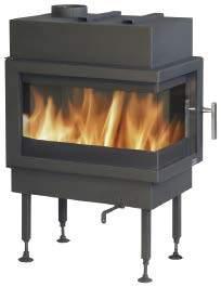 v x h) 781 x 1282 x 420 mm Průměr kouřovodu Ø 180 mm, zadní Hmotnost 148 kg Vytápěcí schopnost 50 165 m 3 Prům. spotř.