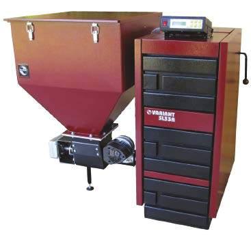 V automatickém režimu spalují dřevní pelety o průměru 6 8 mm (TKA 15) nebo 6 10 mm (TKA 25, TKA 45) nebo 6 24 mm (TKA 80), nebo hnědé uhlí Ořech 2 o zrnitosti 4 25 mm.