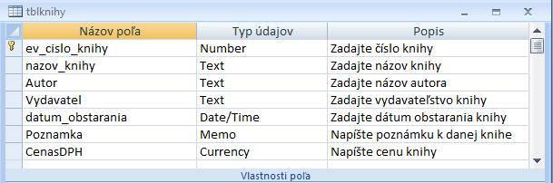 Polia ev_cislo_studenta a ev_cislo_knihy sú cudzími kľúčmi, preto sú k primárnym kľúčom poľu ev_cislo_knihy v tabuľke Knihy a poľu ev_cislo_studenta v tabuľke Studenti v relácii N:1.