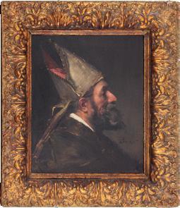 Jednotlivé postavy celého výjevu [Mistr Jan Hus na koncilu kostnickém] jsou dobře známé a mají konkrétní předobrazy.