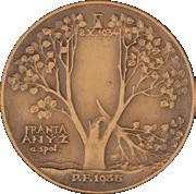 vročení a nápisy: P. F. Franta Anýž 1929, P. F. 1931 Franta Anýž, 30.
