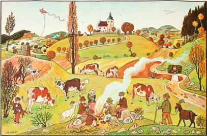 232 231 236 238 234 233 231 Trnka Jiří 1912 1969 Z cyklu Sen