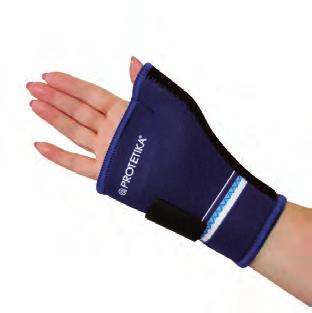 Indikácie: poranenie a artróza CMC alebo MCP kĺbu palca instabilita zápästia, ligamentózna laxicita palcového kĺbu tendosynovitída flexorov a extenzorov zápästia doliečovanie po zlomeninách