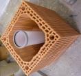 vložka ŘÍVOD VDUCHU KOMÍEM Dodáván v průměrech vnitřních vložek 80, 110, 125 a 160mm.