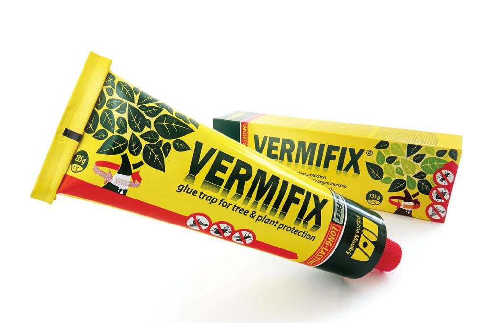VERMIFIX - lepidlo na ochranu stromů a rostlin Lepidlo je určeno k ochraně stromů před lezoucími škůdci.