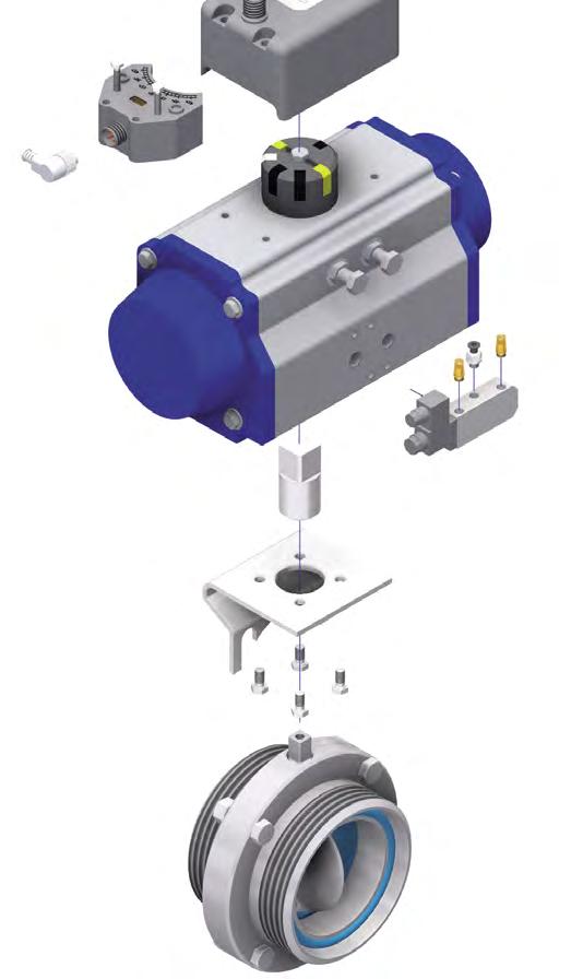 ukazatel polohy 3511 0 3572 0 úhlové šroubení 3562 0 elektromagnetický ventil 3 klapky 3532 0 unašeč 3562 0 solenoidový ventil vybavený 3512