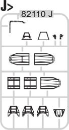 upgrade set (fotolept) 49093 Bf 109G seatbelts FABRIC (fotolept) 49094 Bf 109G