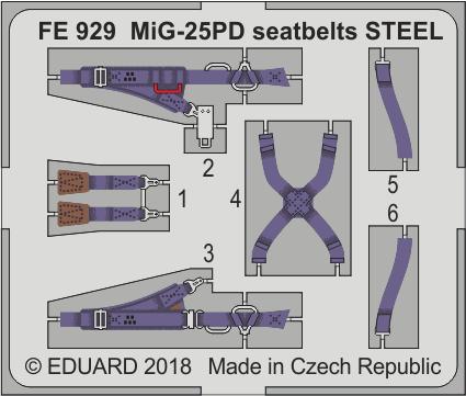 X seatbelts STEEL 1/48