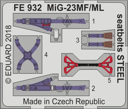 seatbelts STEEL 1/48 ICM