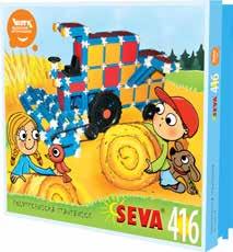 Seva Hipster Retro SEVA 416 Je rozšířením stavebnic SEVA 1-5.