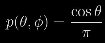Indirect irradiance calculation E =