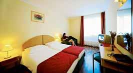 Parkovanie za poplatok 7 /deň, detská postieľka 6 /noc. Ubytovanie v klimatizovaných izbách, kúpeľňa, župan, papuče, minibar, TV SAT, safe.