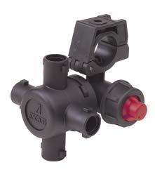 trysek pro rosiče ržáky trysek pro sadové postřikovače s membránovým zpětným odkapovým ventilem - cestný EPM Viton A B C 06 06 V 1/ 10 5 89 5 1 (BSP) 00 8 005 88 G 1/ vnější 5 - cestný 005 860.