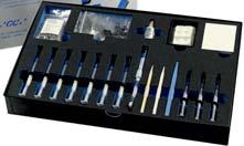 LP-Lavender), 1 GRADIA PLUS Lustre Paint Diluting Liquid 3 ml, 10 GRADIA PLUS Dispensing Tip Needle Type Small & Light