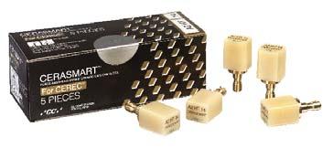 Correction Powder, 1 glaz. tekutina, 1 modelovací tekutina, 1 schůdková tekutina, 46.350 2 vzorník Obj. č.: 877011 Initial LRF bloky (pro CEREC) Leucitem zesílené sklokeramické CAD/CAM bloky.