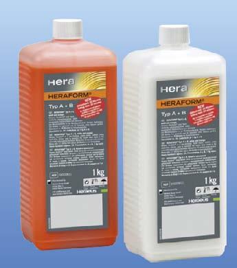 Heraform RS s tvrdostí Shore A 26 má zelenou barvu. 1 kg A + 1 kg B Heraform HK64500811 2.