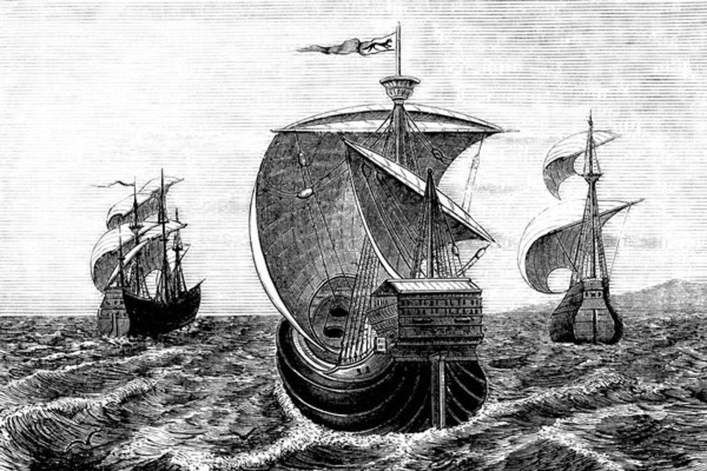 Isabely tři lodě: Pinta, Niňa, Santa Maria
