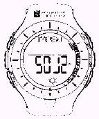 3. Pomocí tlačítka SELECT /+/ > [1] nebo ST/SP/- [3] zadejte nyní velikost obvodu předního v milimetrech (nebo v palcích, podle toho, jaké jste provedli základní nastavení hodinek). 4.