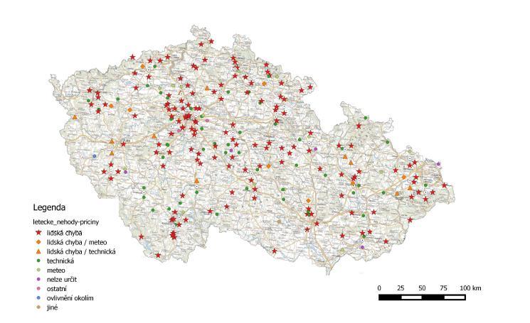 Pojíždění Destrukce konstrukce 1 Nepozornost 7 Nedodržení postupů 3 Chybná interpretace pokynů 2 Destrukce konstrukce 2 Meteorologické příčiny leteckých nehod zaujímají 6% případů.