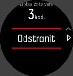3.23.1. Navigování v průběhu cvičení Během záznamu cvičení se můžete nechat navigovat po trase nebo k místu zájmu.