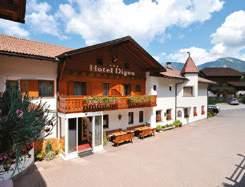 www.fede.cz Hotel DIGON *** / Ortisei 1,5 km 50 m Popis: Rodinný horský hotel s přátelskou atmosférou a vynikající kuchyní nabízí hostům pěkné ubytování v srdci Dolomit.