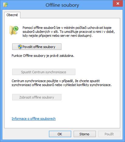 Soubory offline (Offline