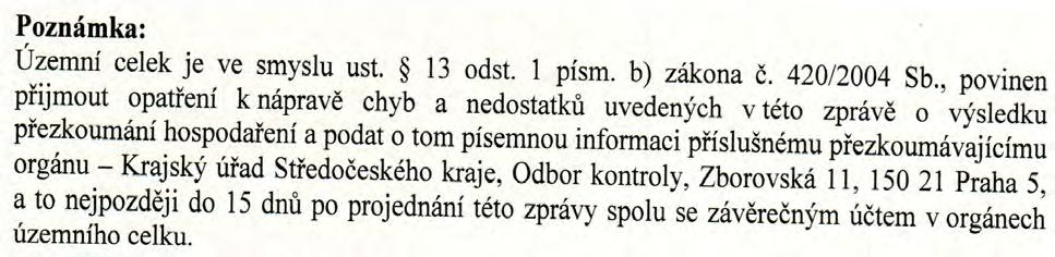 420/2004 Sb., povinen v informacích podle ustanovení 13 odst. 1 písm.