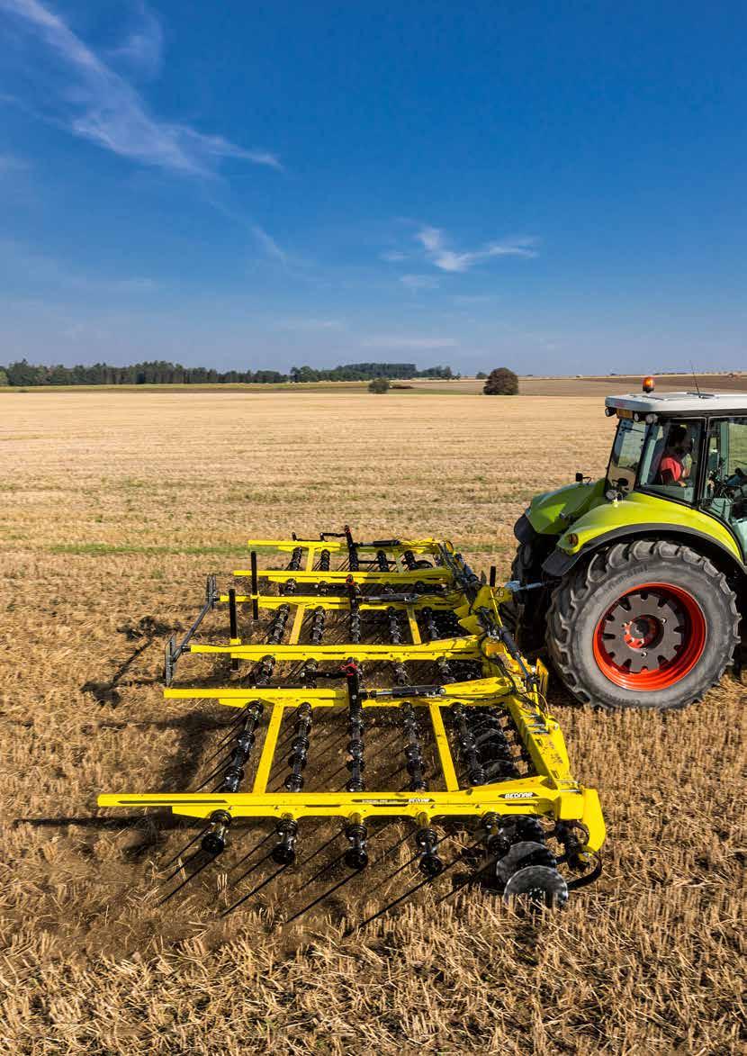 STRIEGEL PRO PN novinka Polní kompaktní nesené brány určené pro traktory od 80 koní do 220 koní.